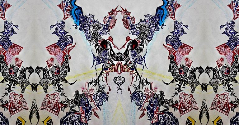 dessin tribal de Charles Ostiguy - art visuel, musique, Québec